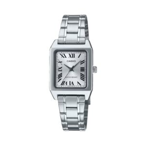 Reloj CASIO LTP-B150D-7BEF: Elegancia en Acero Inoxidable para Mujeres.