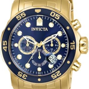 Invicta Pro Diver: Elegancia submarina en oro y azul