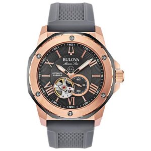 Redefine tu estilo con el Bulova 98A228: Reloj Automático para Hombres en Goma