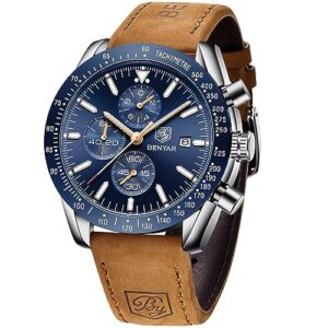 Reloj BENYAR: Elegancia y Funcionalidad en un Diseño Cronógrafo Impermeable.